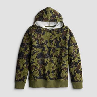Boys 8-20 Tek Gear® Ultra Soft Camo Fleece Pullover Hoodie