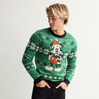 Men's Disney's Mickey Mouse Holiday Sweater