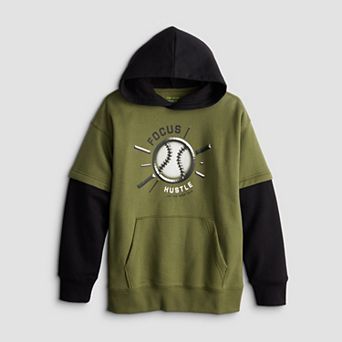 Boys 8-20 Tek Gear® Relaxed Layered Hoodie