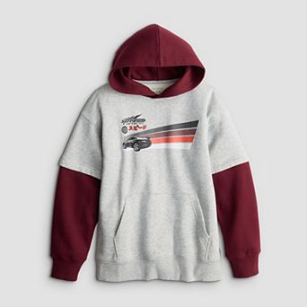Boys 8-20 Tek Gear® Relaxed Layered Hoodie