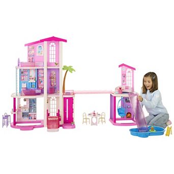 Barbie® DreamHouse Dollhouse with 2 Pools, 2 Slides, Elevator & 65+ Accessories