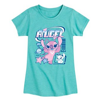Girls 7-16 Disney's Lilo & Stitch Angel Graphic Tee