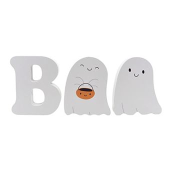 Halloween Ghost Boo Sitter Set Table Decor