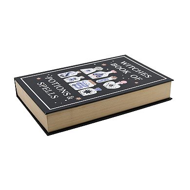 Witches Book of Potions & Spells Storage Tabletop Book Box