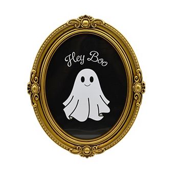 Hey Boo Ghost Framed Wall Art