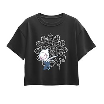 Girls 7-16 Marvel Ghost Spider Boxy Tee