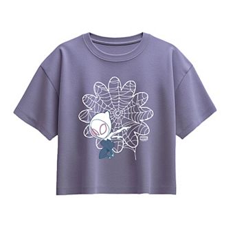 Girls 7-16 Marvel Ghost Spider Boxy Tee