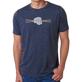Drum Sticks - Men's Premium Blend Word Art T-Shirt
