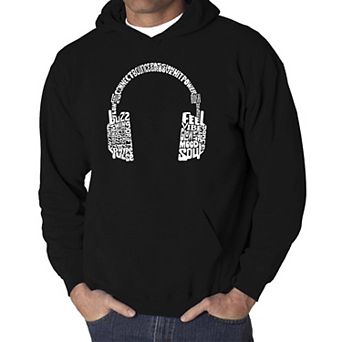 Mood Headphones - Men's Word Art Hooded Sweatshirt
