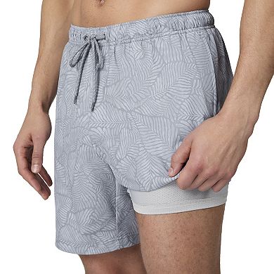 Free Country Men's Paradise Palm Swim Short