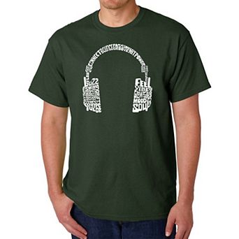 Mood Headphones - Men's Word Art T-Shirt