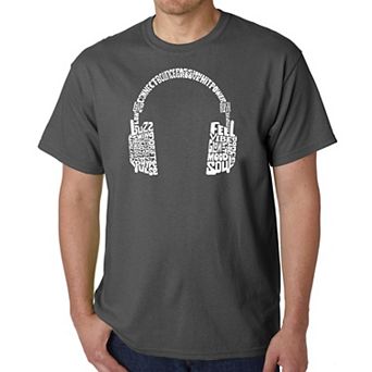 Mood Headphones - Men's Word Art T-Shirt