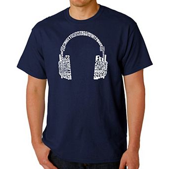 Mood Headphones - Men's Word Art T-Shirt