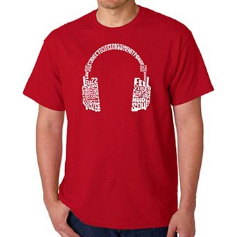 Mood Headphones - Men's Word Art T-Shirt