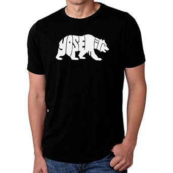 Yosemite Bear - Men's Premium Blend Word Art T-Shirt