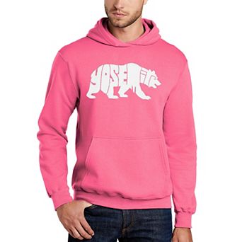 Yosemite Bear - Men's Word Art Hooded Sweatshirt