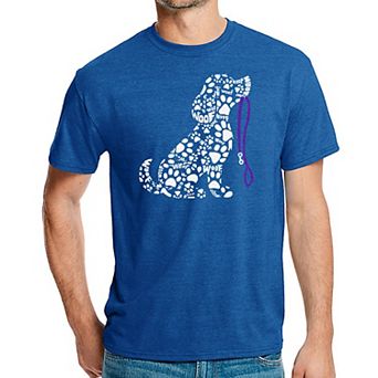 Dog Leash - Men's Premium Blend Word Art T-Shirt