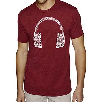 Mood Headphones - Men's Premium Blend Word Art T-Shirt