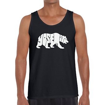 Yosemite Bear - Men's Word Art Tank Top