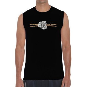 Drum Sticks - Men's Word Art Sleeveless T-Shirt