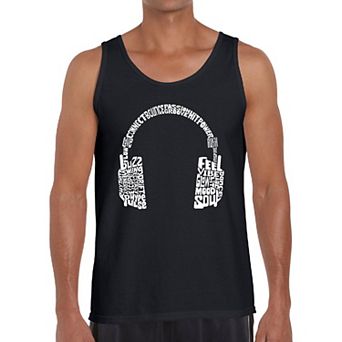 Mood Headphones - Men's Word Art Tank Top
