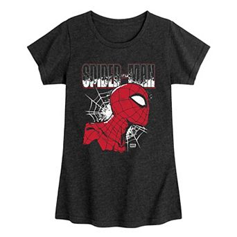 Girls 7-16 Marvel Spider-Man Distressed Graphic Tee