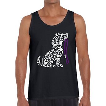 Dog Leash - Men's Word Art Tank Top