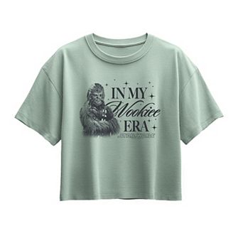 Girls 7-16 Star Wars Chewbacca In My Wookiee Era Boxy Tee