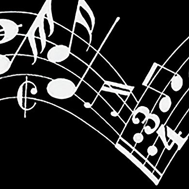 Sheet Music Heart - Men's Premium Blend Word Art T-Shirt