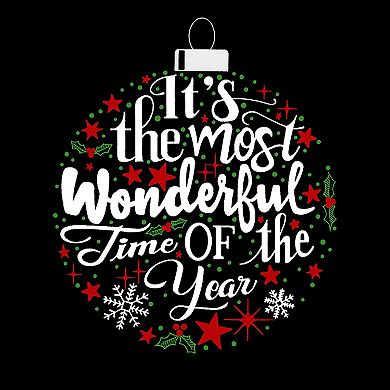 Christmas Ornament - Men's Word Art T-Shirt