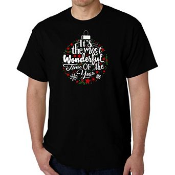 Christmas Ornament - Men's Word Art T-Shirt