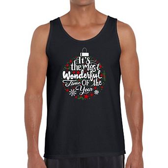Christmas Ornament - Men's Word Art Tank Top