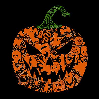 Halloween Pumpkin - Men's Word Art T-Shirt