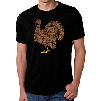 Thankgiving Turkey - Men's Premium Blend Word Art T-Shirt