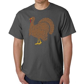 Thankgiving Turkey - Men's Word Art T-Shirt