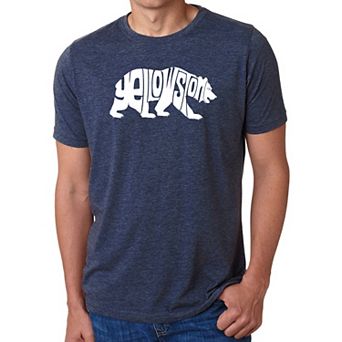 Yellowstone Bear - Men's Premium Blend Word Art T-Shirt