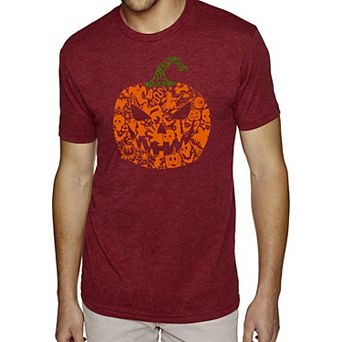 Halloween Pumpkin - Men's Premium Blend Word Art T-Shirt