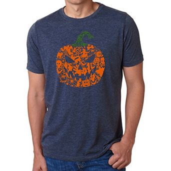Halloween Pumpkin - Men's Premium Blend Word Art T-Shirt