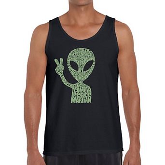 Peace Alien - Men's Word Art Tank Top