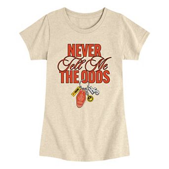 Girls 7-16 Star Wars Never Tell Me The Odds Graphic Tee