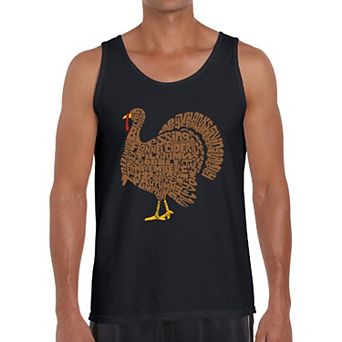 Thankgiving Turkey - Men's Word Art Tank Top