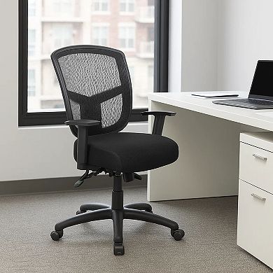 Swivel Task Chair, Commercial Multi-Tilt, Caster Wheels