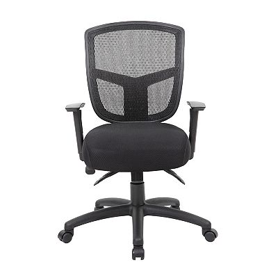 Swivel Task Chair, Commercial Multi-Tilt, Caster Wheels