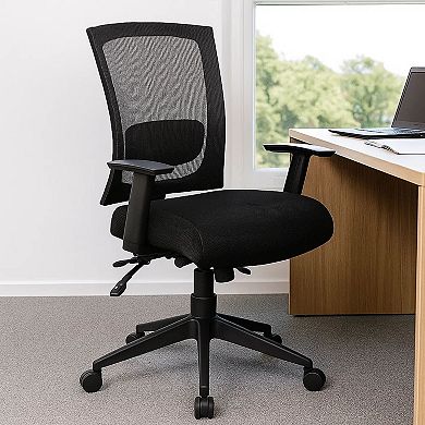 Rolling Task Chair, Mesh Back, 3 Paddle Adjustments