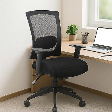 Rolling Task Chair, Mesh Back, 3 Paddle Adjustments