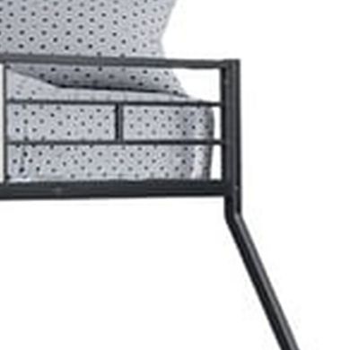 Mely Bunk Bed, Attached Side Ladder, Metal