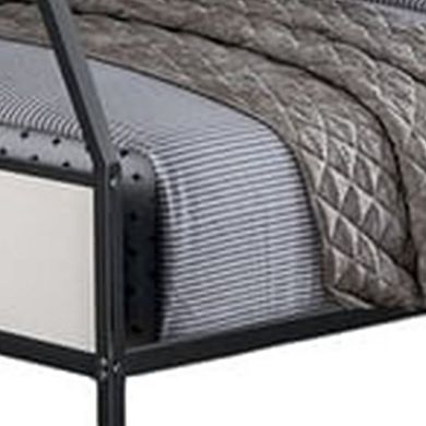 Mely Bunk Bed, Attached Side Ladder, Metal