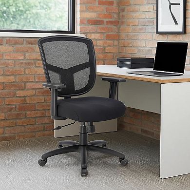 Swivel Task Chair, Synchro-Tilt, 5 Caster Wheels