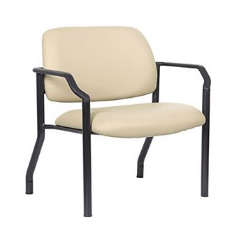 Wide Guest Chair, Antimicrobial Vinyl, 500 lbs