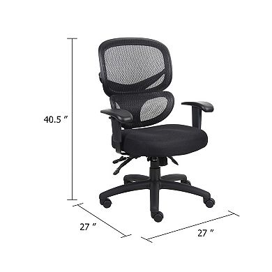 Multi-Function Task Chair, Mesh SereneSoft, Ratchet Back